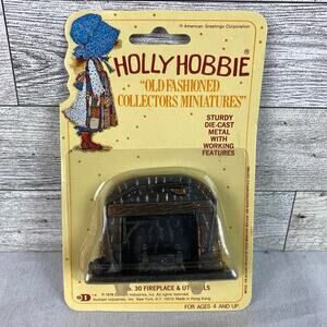 Vintage Holly Hobbie DIECAST Mini Fireplace Utensils METAL No30 NIP 1976 Durham